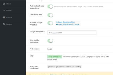 Exopite Seo Core Screenshot Tab General